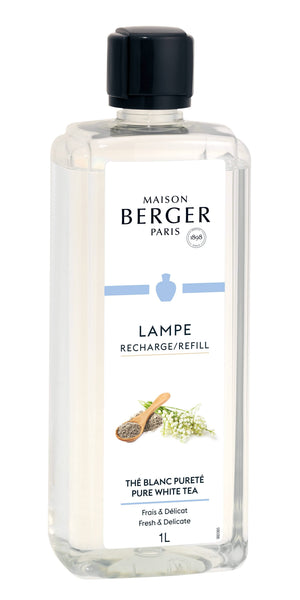 Recharge Maison Berger - pour lampe à parfum - Thé Blanc Pur - 1 L