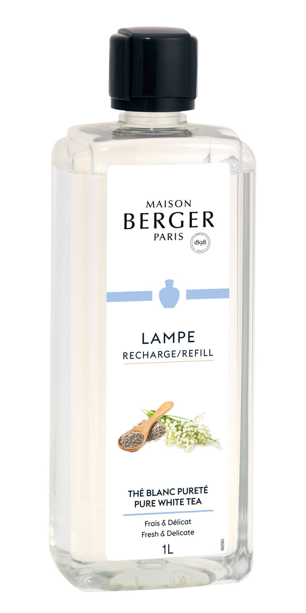 Recharge Maison Berger - pour lampe à parfum - Thé Blanc Pur - 1 L