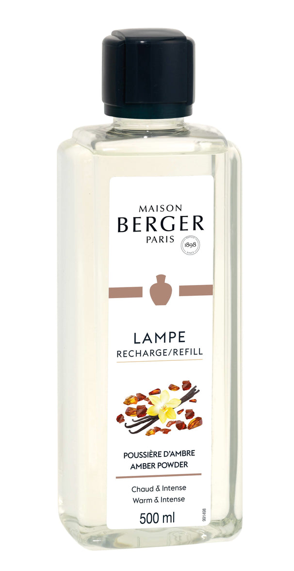 Recharge parfum Maison Berger - pour lampe à parfum - Poudre d'ambre - 500 ml