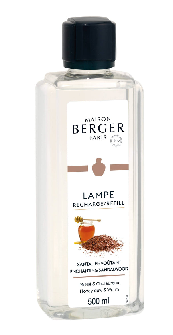 Recharge lampe Maison Berger - pour lampe à parfum - Bois de Santal - 500 ml