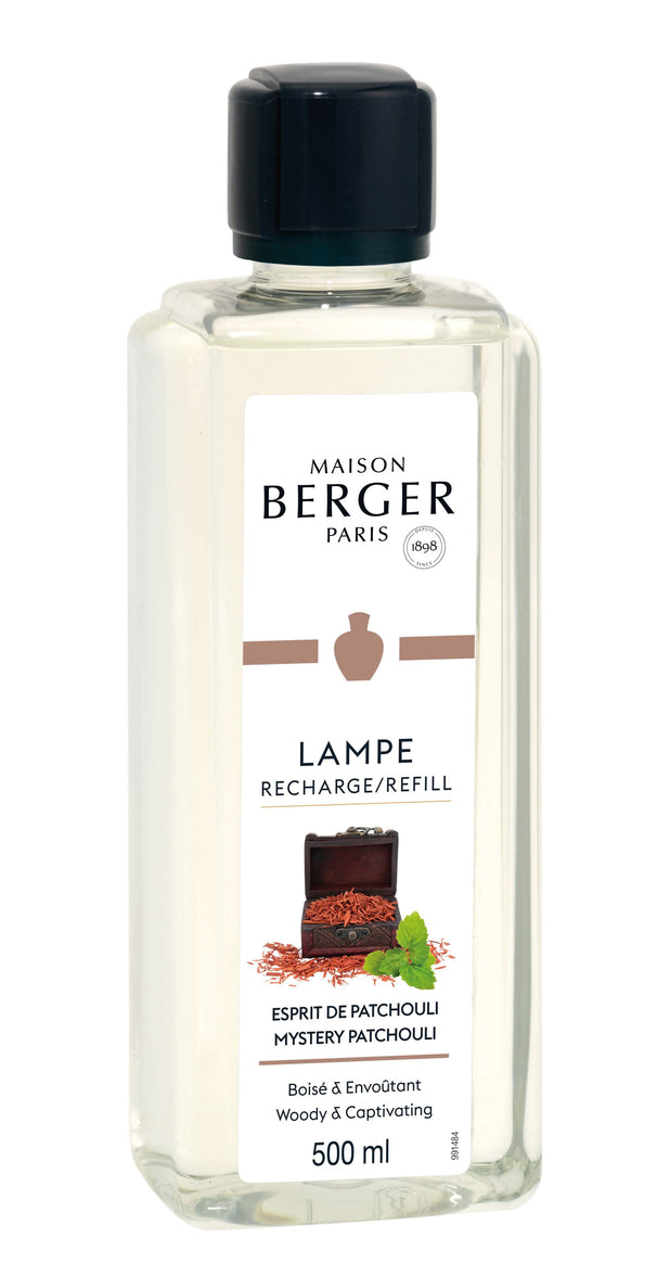 Recharge Maison Berger - lampe à parfum - Mystère Patchouli - 500 ml
