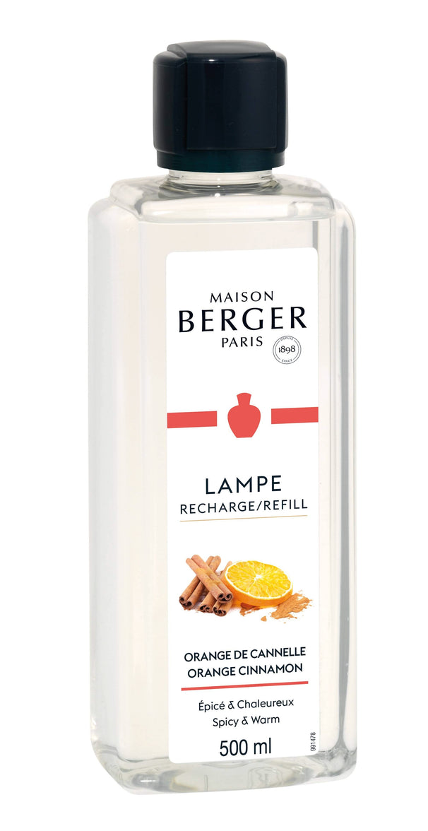Recharge Maison Berger - pour lampe à parfum - Orange Cannelle - 500 ml
