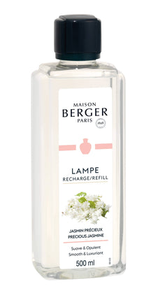 Recharge parfum Maison Berger - pour lampe a parfum - Jasmin Précieux - 500 ml