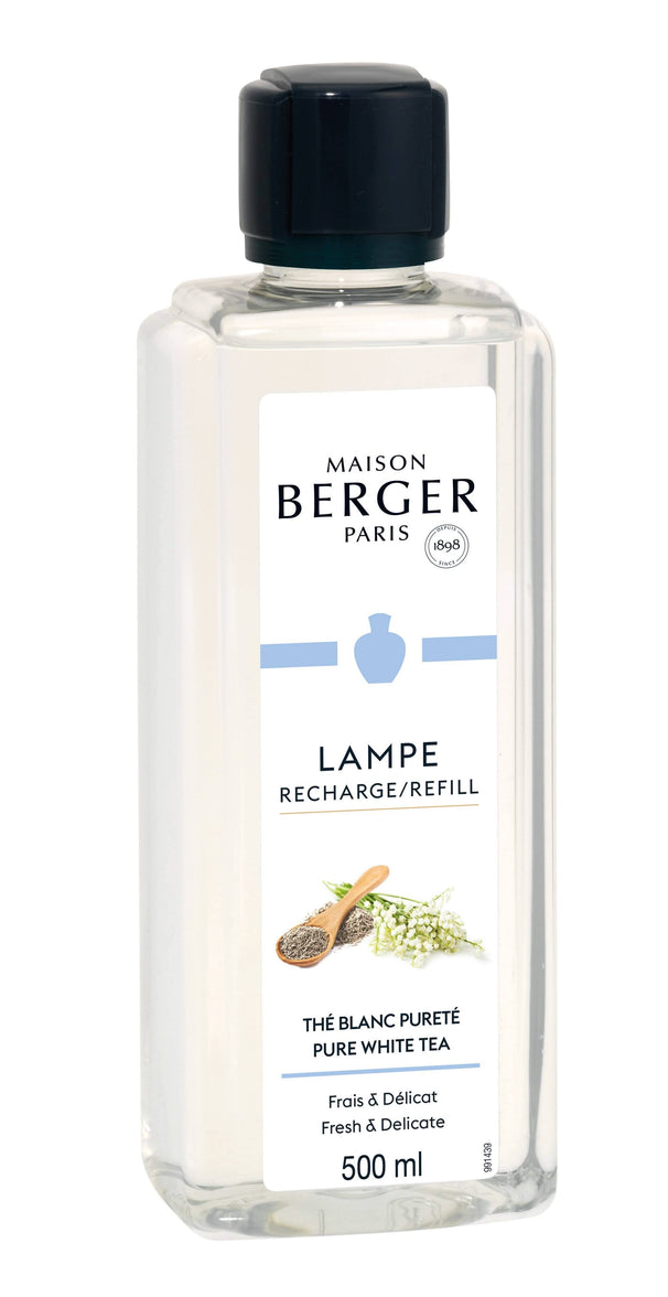 Recharge Maison Berger - pour lampe à parfum - Thé Blanc Pur - 500 ml