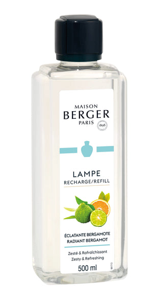 Recharge Maison Berger - Pour lampe à parfum - Bergamote Radieuse - 500 ml