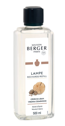 Recharge Maison Berger - Lampe à parfum - Cèdre de Virginie - 500 ml