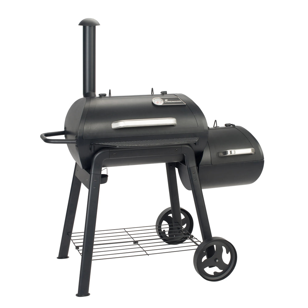 Landmann BBQ / Fumoir Vinson 200 - Barbecue à charbon - Surface de cuisson 70,5 x 39,5 cm