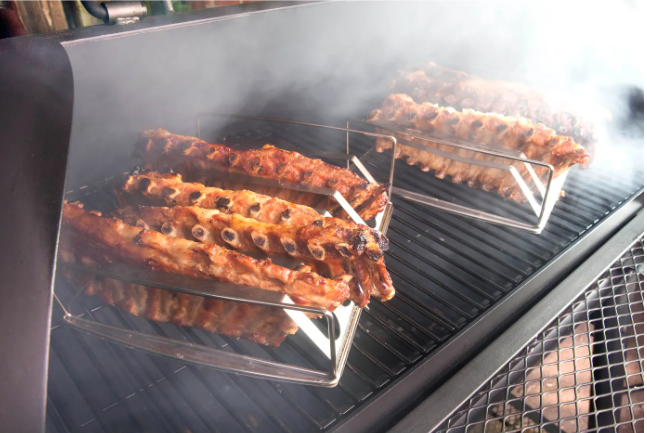 Landmann BBQ / Fumeur Vinson 400 - Barbecue à charbon - Surface de cuisson 88 x 44 cm
