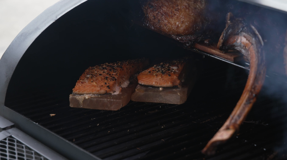 Landmann BBQ / Fumeur Vinson 400 - Barbecue à charbon - Surface de cuisson 88 x 44 cm