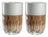 Leonardo Latte Macchiato Glazen - Gocce Due - 390 ml - 2 stuks gevuld