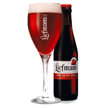 Ensemble de verres a bière Liefmans - Sur pied - en verre - 25 cl - 6 pièces