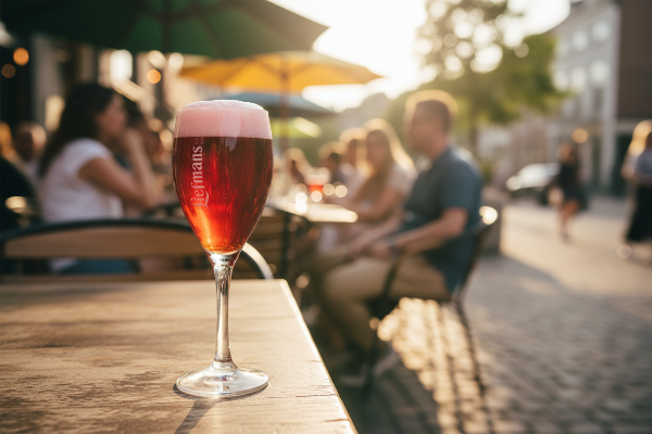 Ensemble de verres a bière Liefmans - Sur pied - en verre - 25 cl - 6 pièces