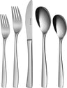 Ensemble de couverts Sola - en inox 18/10 - Lotus - 6 personnes - 50 pièces