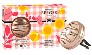 Diffuseur Voiture Maison Berger Estivale Blissful - Soleil Fruité - avec recharge