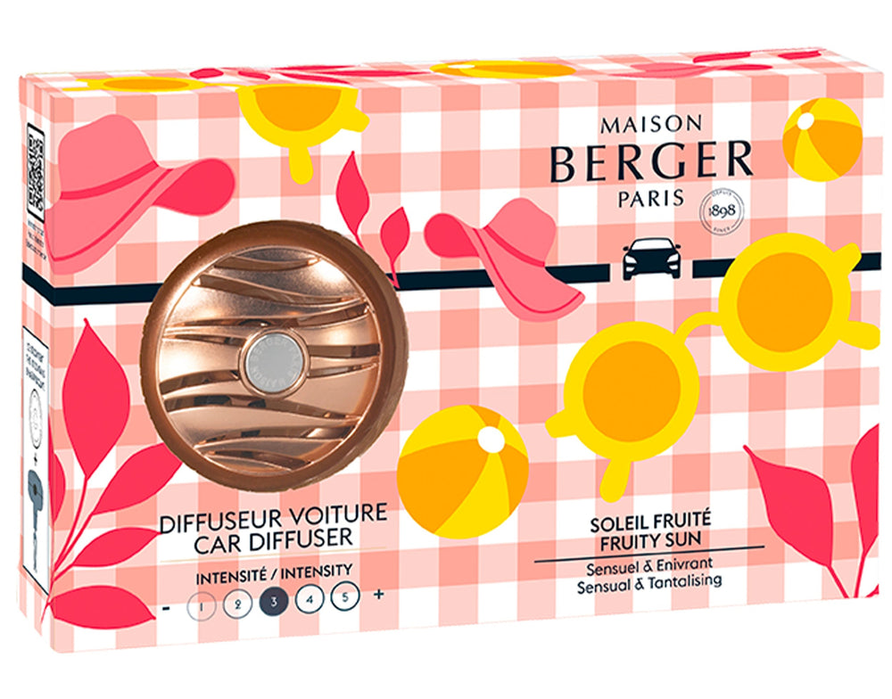 Diffuseur Voiture Maison Berger Estivale Blissful - Soleil Fruité - avec recharge