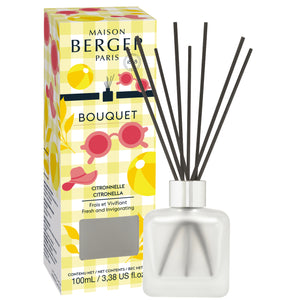 Bouquet Parfumé Maison Berger Estivale - Bâtonnets Parfumés - Citronnelle - 100 ml