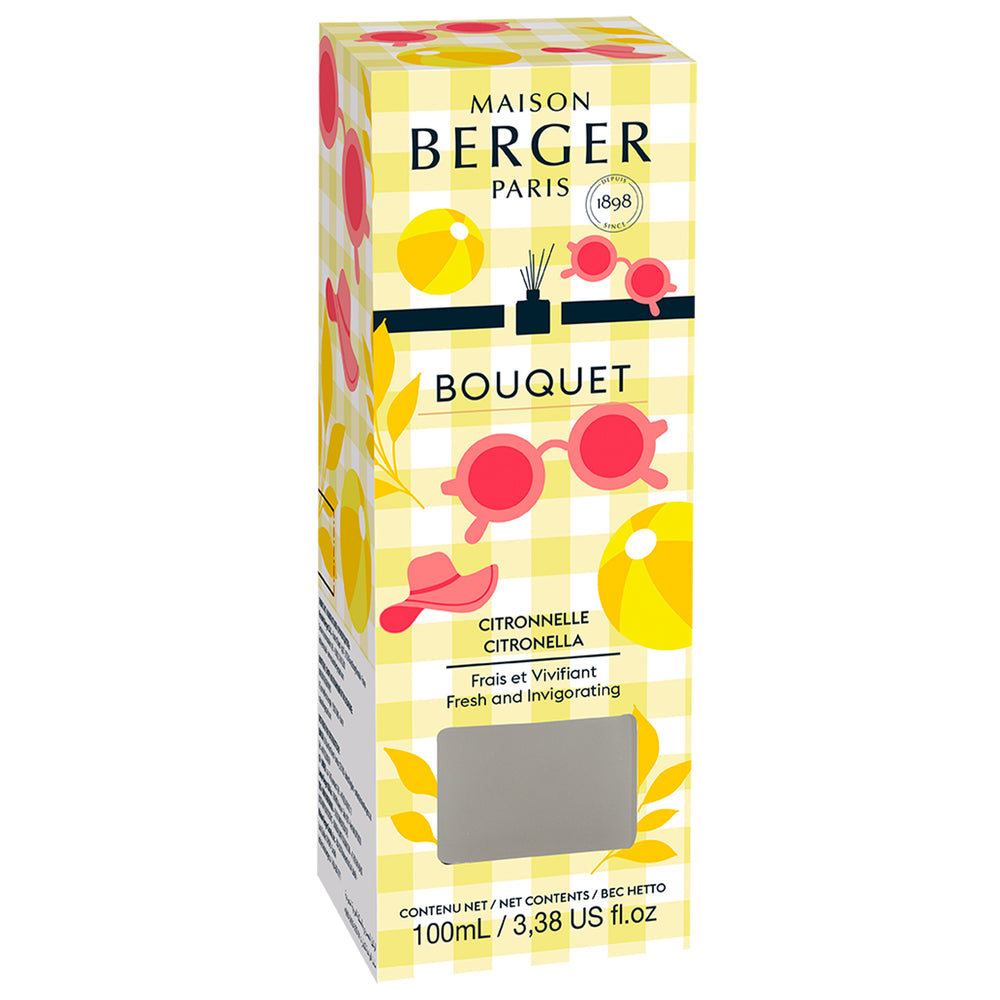 Bouquet Parfumé Maison Berger Estivale - Bâtonnets Parfumés - Citronnelle - 100 ml