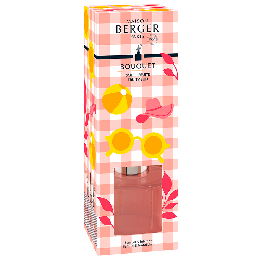 Bouquet Parfumé Maison Berger Estivale - Bâtonnets Parfumés - Soleil Fruité - 90 ml