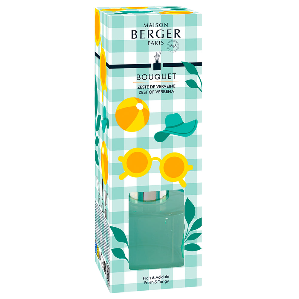 Bouquet Parfumé Maison Berger Estivale - Bâtonnets Parfumés - Zeste de Verveine - 90 ml