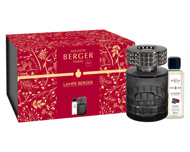 Coffret cadeau Maison Berger - Lampe Berger Celebration Noir - Oud Hypnotique - 250 ml