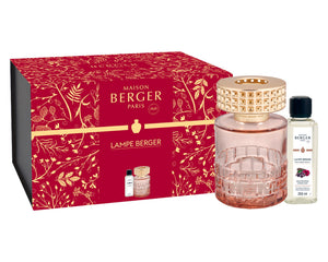 Maison Berger Giftset - Geurbrander - Celebration Nude - Hypnotic Oud - 250 ml - inhoud giftset met doos