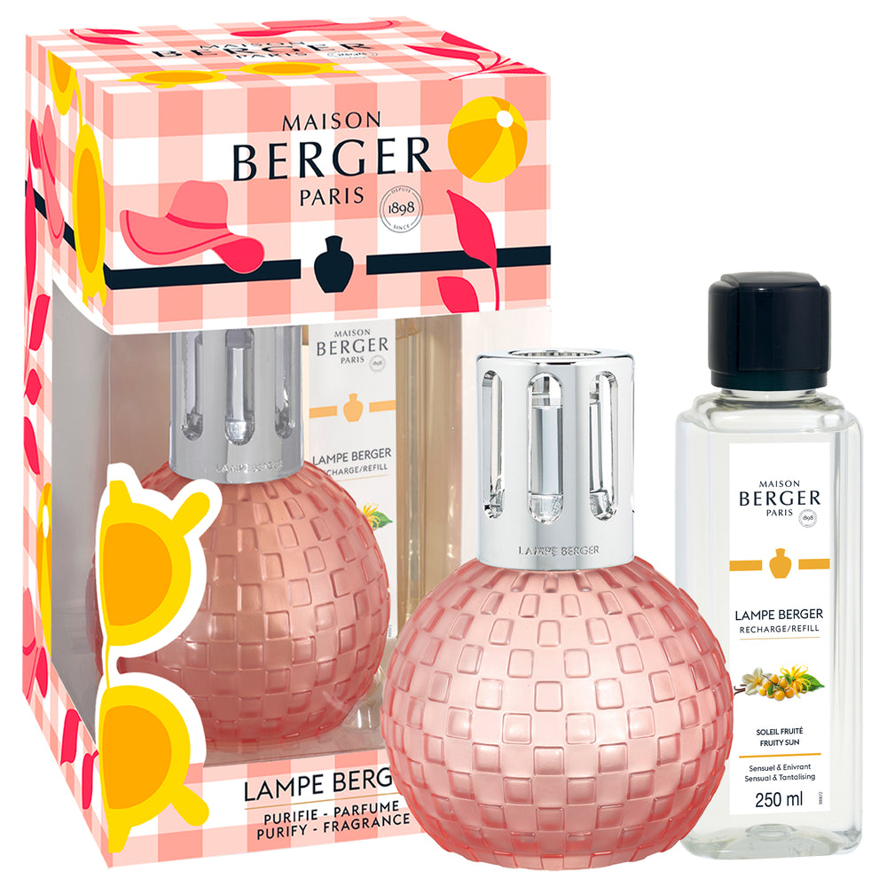 Coffret Lampe Berger Maison Berger - Disco Pêche - Soleil Fruité