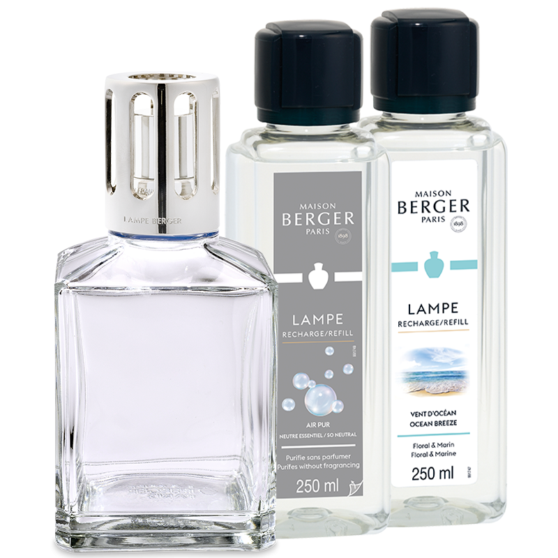 Ensemble de Lampe Maison Berger - Coffret - Essentielle - 2x250 ml - 7 pièces