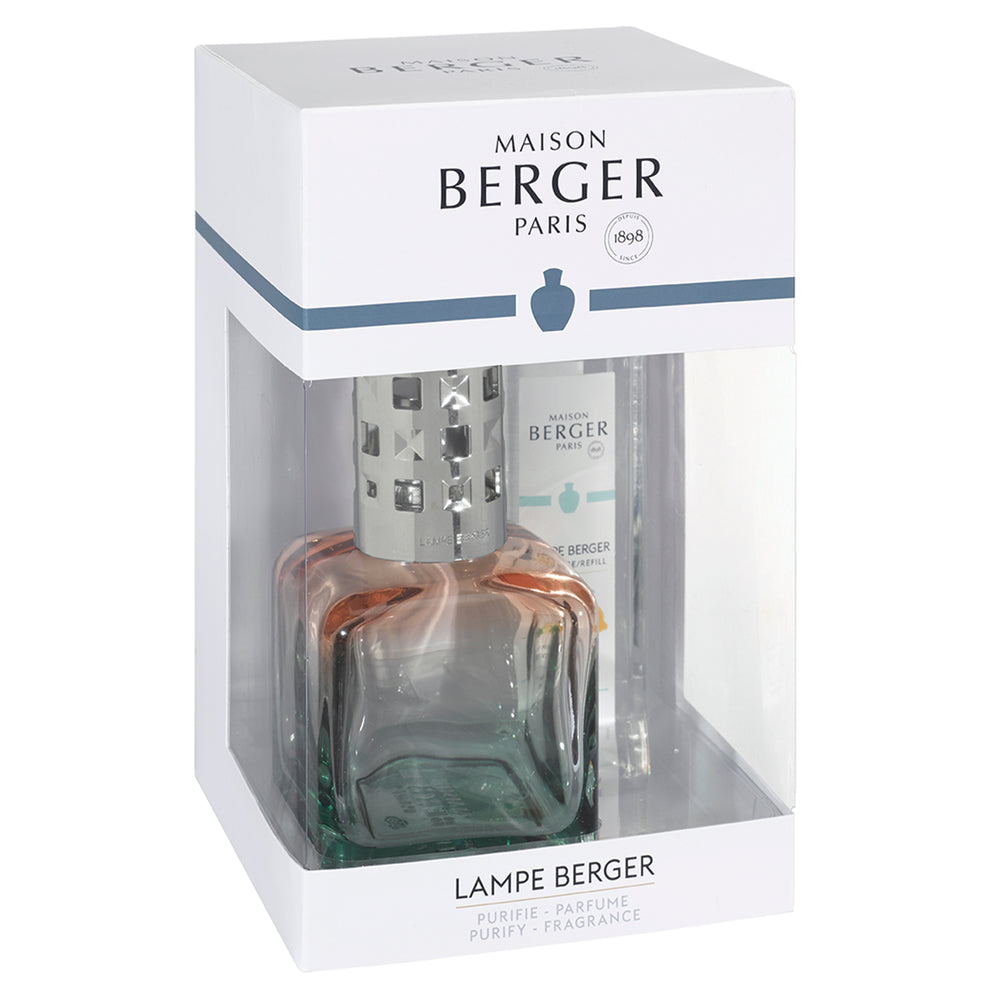 Coffret Lampe Berger Maison Berger - Glaçon Pêche/Verte - Zeste de Verveine