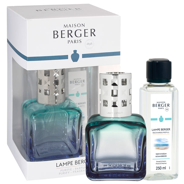 Coffret Lampe Berger Maison Berger - Glaçon Turquoise/Bleue - Vent d'Océan