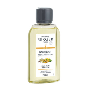 Recharge Maison Berger - pour bâtonnets parfumés - Soleil Fruité - 200 ml