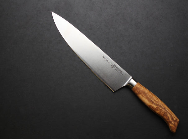 Couteau de chef Messermeister Oliva Luxe bois d'olivier 23 cm