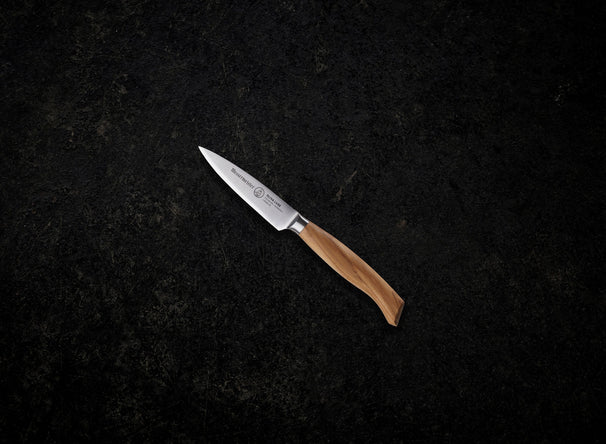 Couteau d'office Messermeister Oliva Luxe bois d'olivier 9 cm