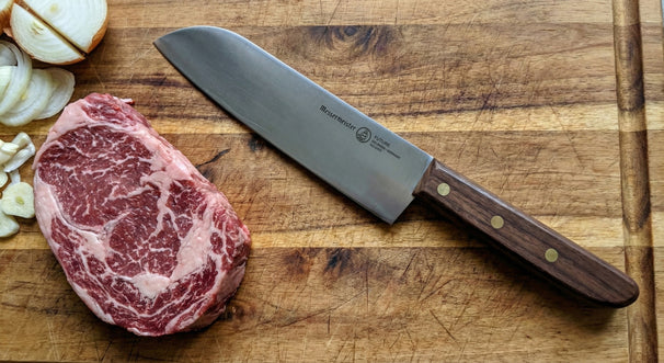 Couteau santoku Messermeister Future bois de noyer 16,5 cm