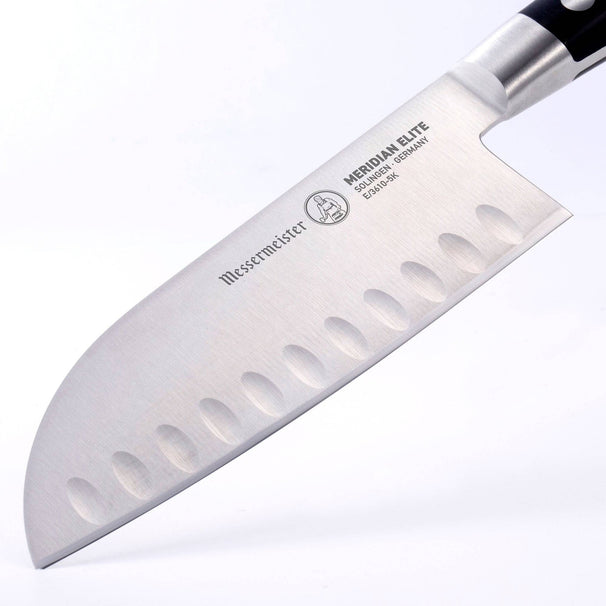 Couteau santoku alvéolé Messermeister Meridian Elite 13 cm