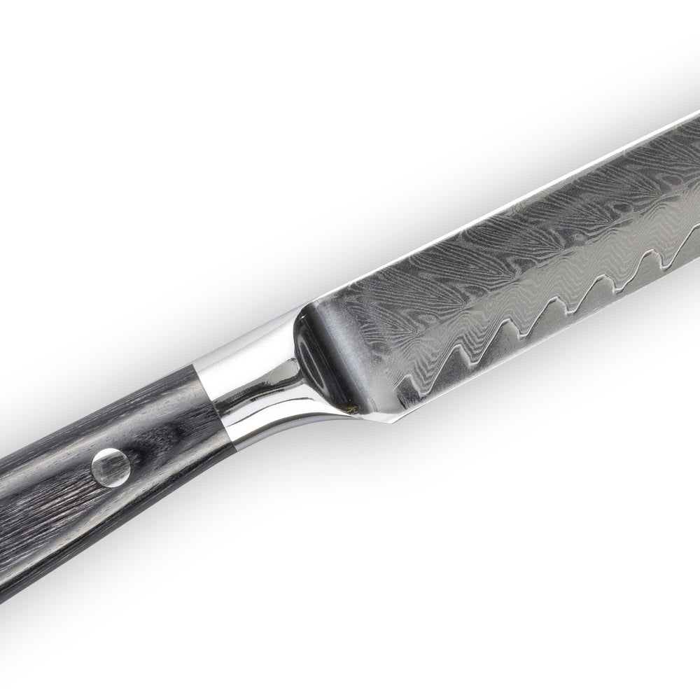Messermeister Steakmessen Avanta Damascus 13 cm - 67 lagen damaststaal - 4 stuks - detail 2