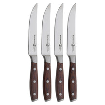 Messermeister Steakmessen Avanta Pakkahout 13 cm - 4 stuks - bovenaanzicht