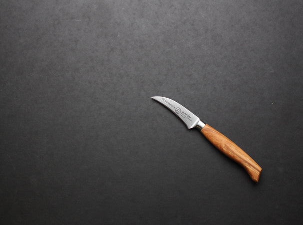 Couteau bec d'oiseau Messermeister Oliva Luxe bois d'olivier 7 cm
