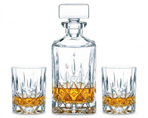 Set à whisky Nachtmann Noblesse 3 pièces - Carafe 750 ml & 2 verres à whisky 295 ml