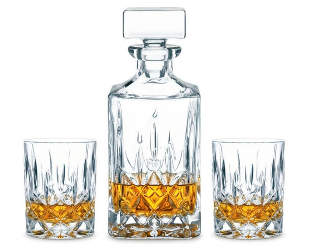 Set à whisky Nachtmann Noblesse 3 pièces - Carafe 750 ml & 2 verres à whisky 295 ml