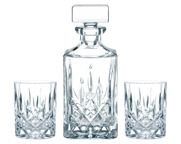 Set à whisky Nachtmann Noblesse 3 pièces - Carafe 750 ml & 2 verres à whisky 295 ml