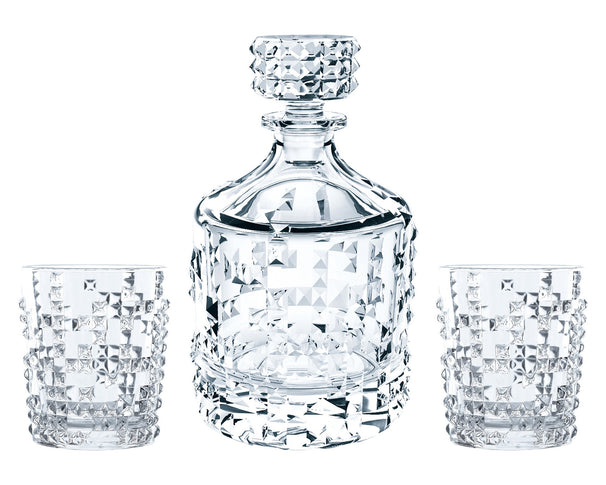 Set à whisky Nachtmann Punk 3 pièces - Carafe 750 ml & 2 verres à whisky 348 ml