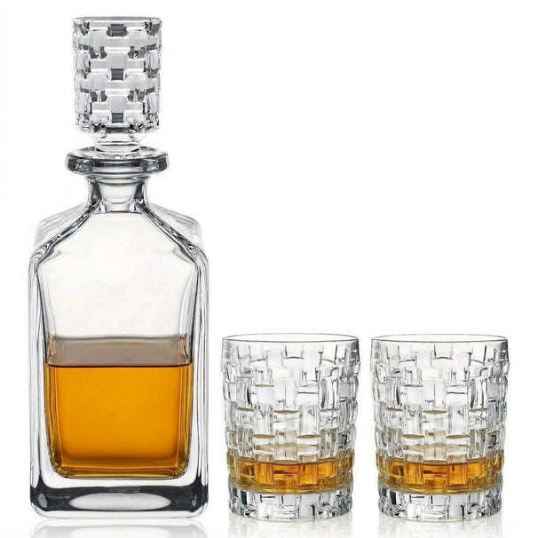 Set à whisky Nachtmann Bossa Nova 3 pièces - Carafe 750 ml & 2 verres à whisky 330 ml