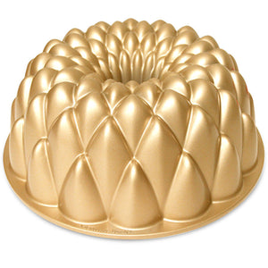Moule à Bundt Nordic Ware Kaleidoscope Or - Aluminium coulé - ø 23 cm