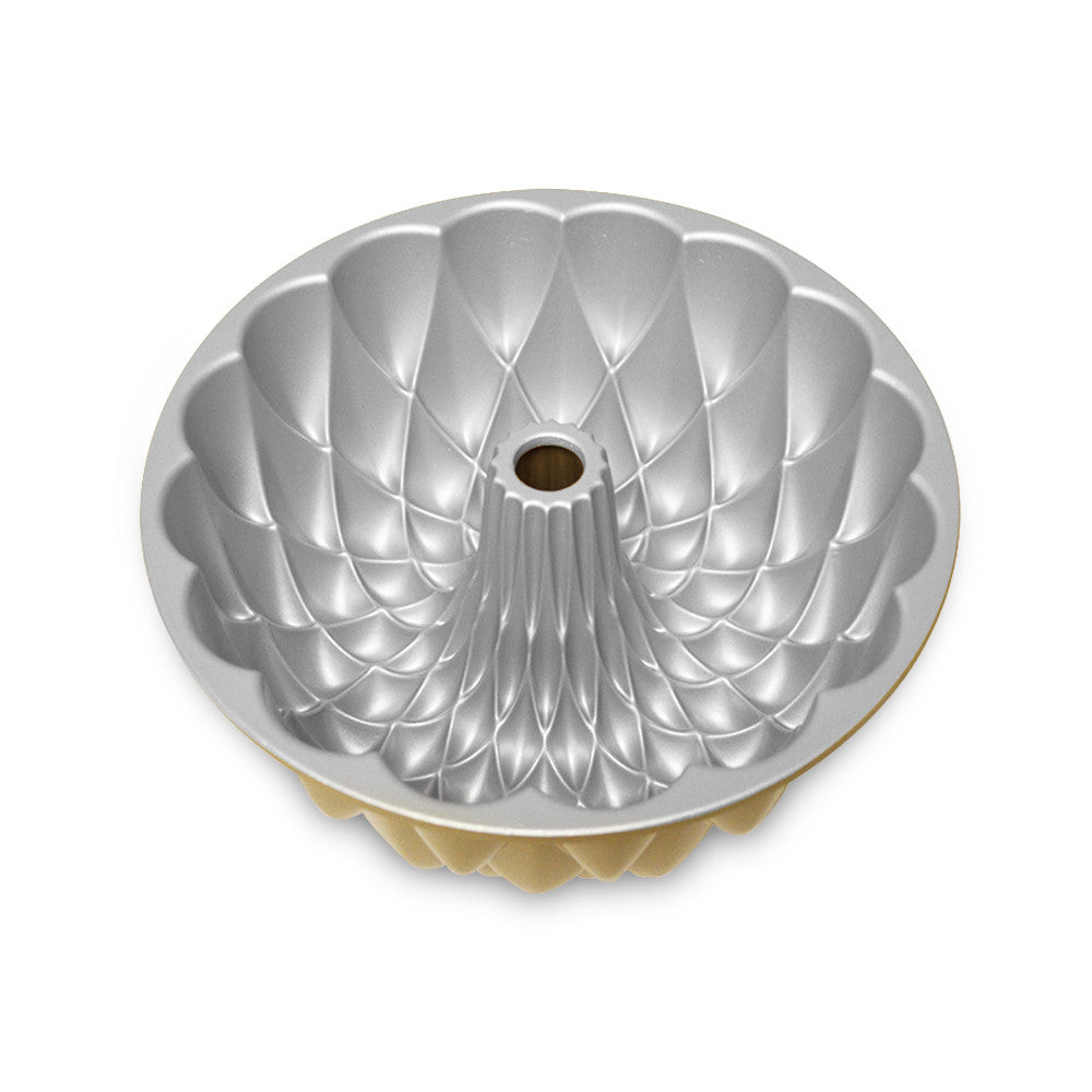 Moule à Bundt Nordic Ware Kaleidoscope Or - Aluminium coulé - ø 23 cm