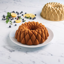 Moule à Bundt Nordic Ware Kaleidoscope Or - Aluminium coulé - ø 23 cm