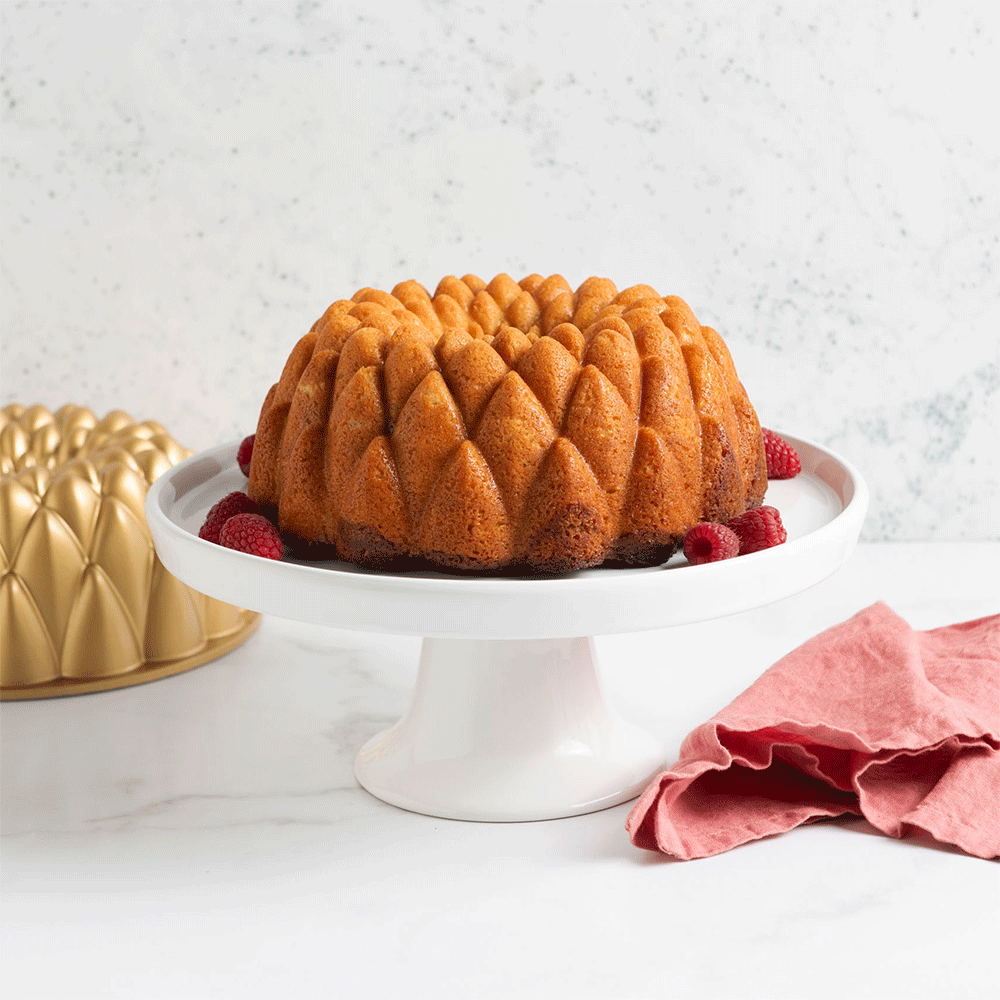 Moule à Bundt Nordic Ware Kaleidoscope Or - Aluminium coulé - ø 23 cm
