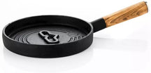 Poêle à servir Forged - en fonte - Churrasco - ø 18 cm - en bois d'olivier