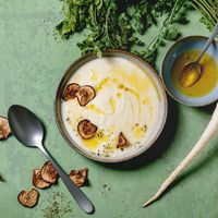 avec lardons et champignons