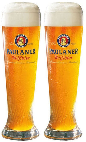 Ensemble de verres a bière Paulaner - Weizen - 300 ml - 2 pièces