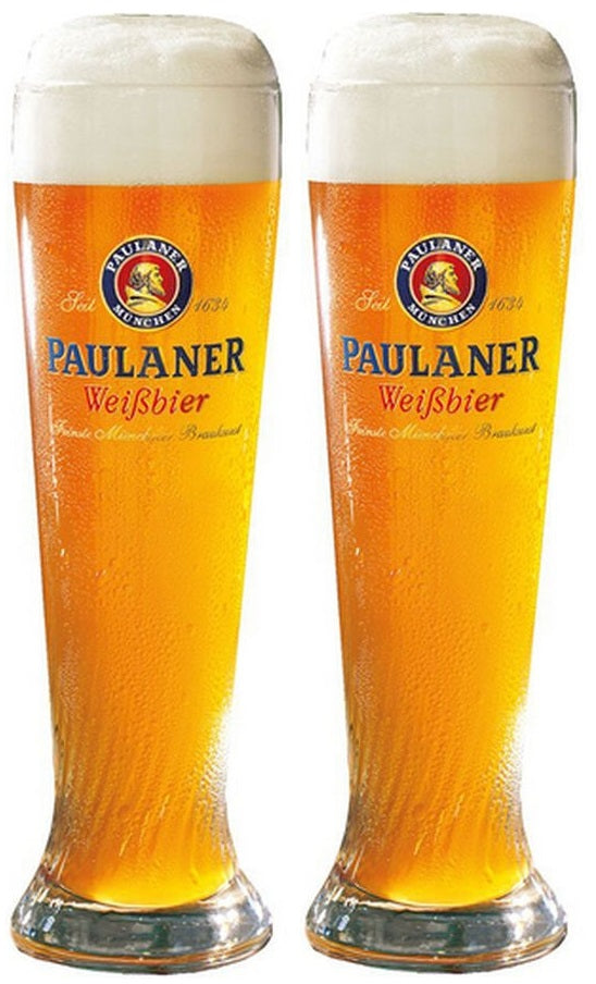 Ensemble de verres a bière Paulaner - Weizen - 300 ml - 2 pièces